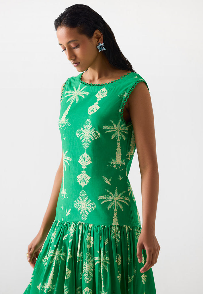 Sago Palm Long Dress DRESSES IKKIVI