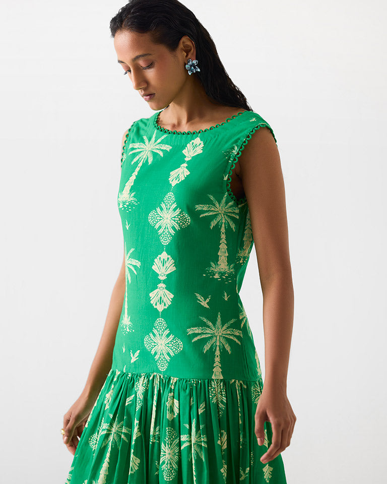 Sago Palm Long Dress DRESSES IKKIVI