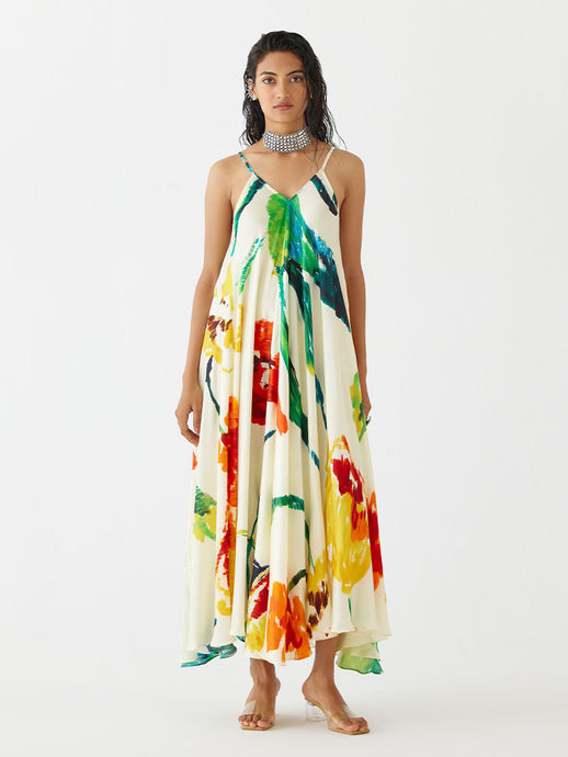 Monet Strappy Dress DRESSES IKKIVI   