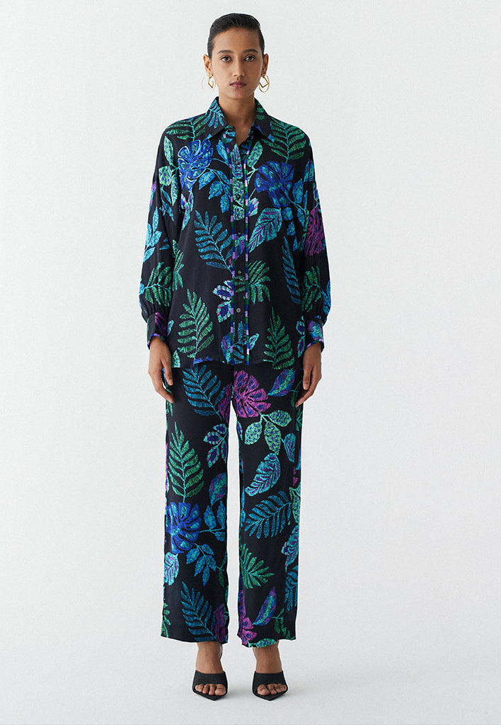 Black Jungle Shirt & Pants Set SETS IKKIVI