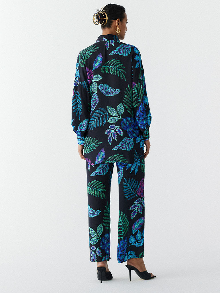 Black Jungle Shirt & Pants Set SETS IKKIVI