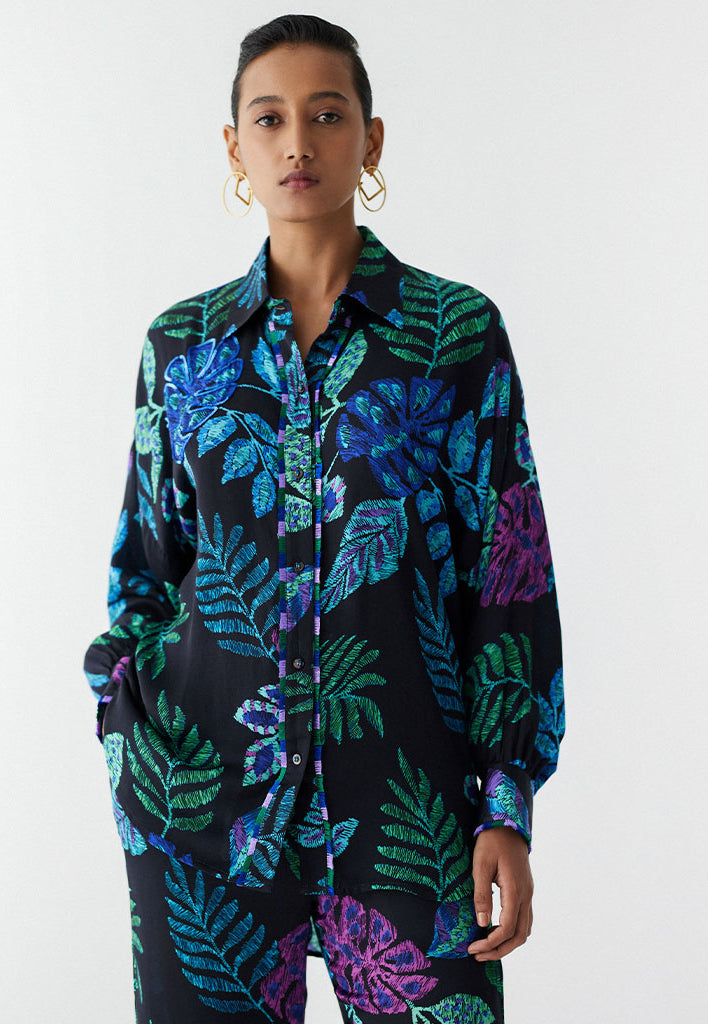 Black Jungle Shirt & Pants Set SETS IKKIVI