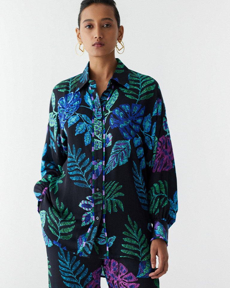 Black Jungle Shirt & Pants Set SETS IKKIVI