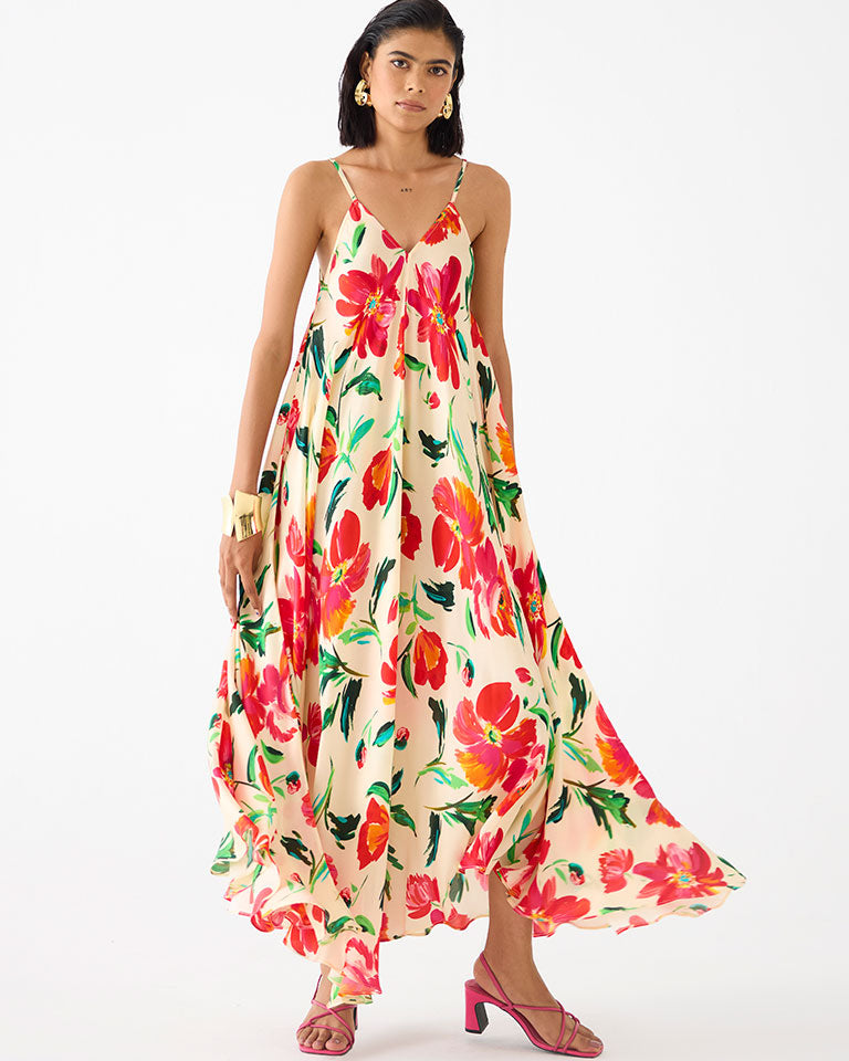 Majorelle Strappy Dress DRESSES IKKIVI