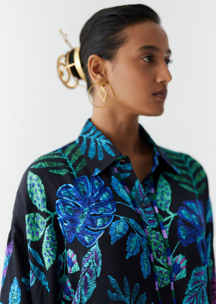 Black Jungle Shirt & Pants Set SETS IKKIVI