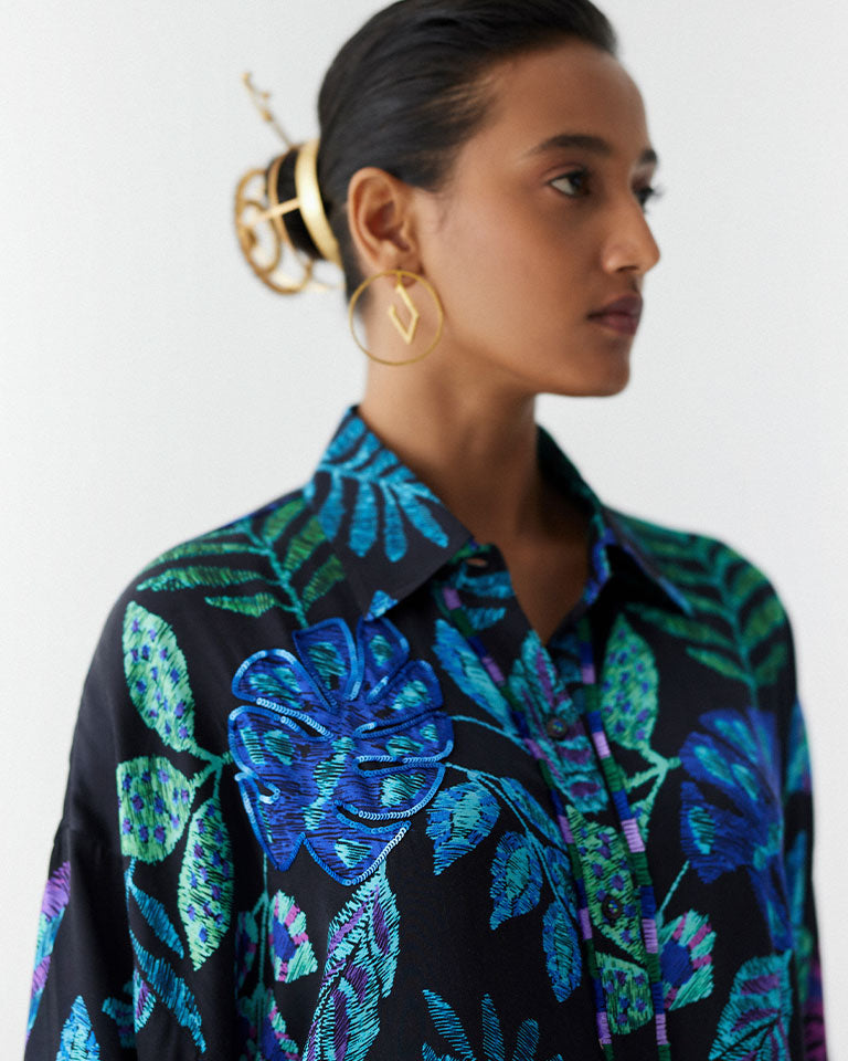 Black Jungle Shirt & Pants Set SETS IKKIVI