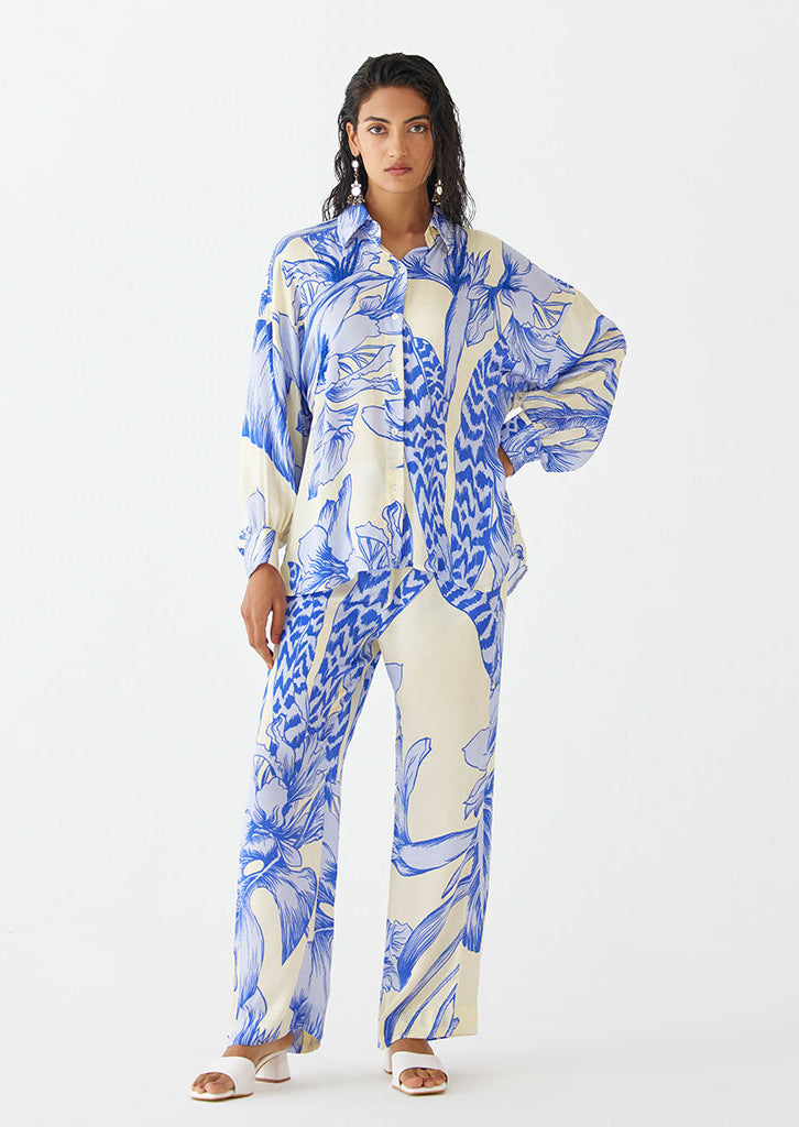 Blue Aphrodite Co-ord Set SETS IKKIVI