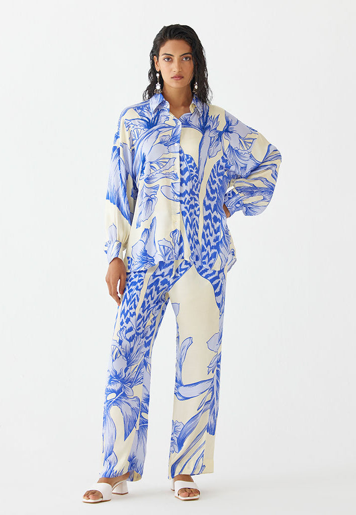 Blue Aphrodite Co-ord Set SETS IKKIVI