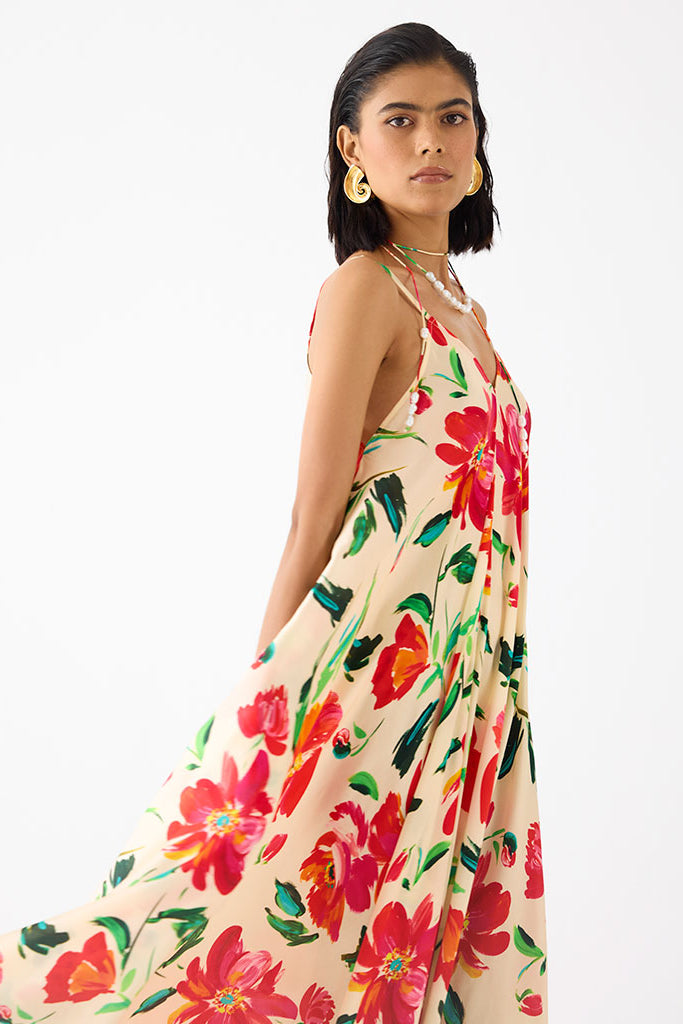 Majorelle Strappy Dress DRESSES IKKIVI