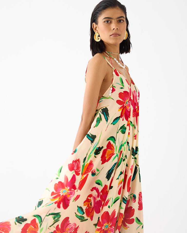 Majorelle Strappy Dress DRESSES IKKIVI