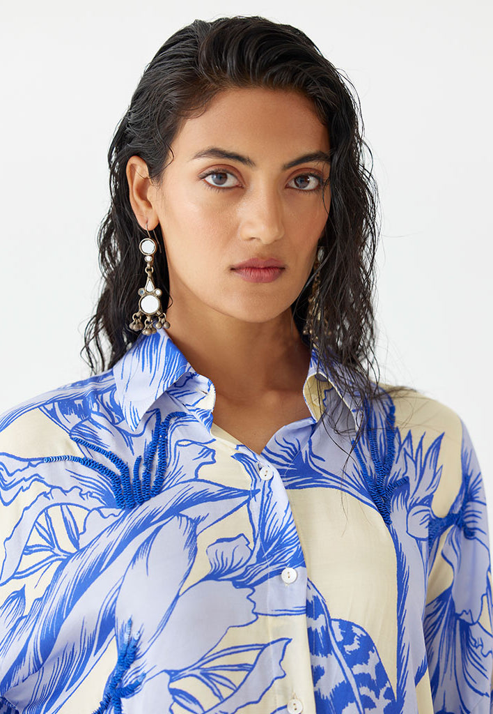 Blue Aphrodite Co-ord Set SETS IKKIVI