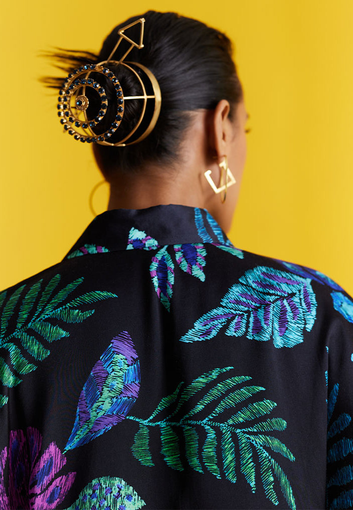 Black Jungle Shirt & Pants Set SETS IKKIVI