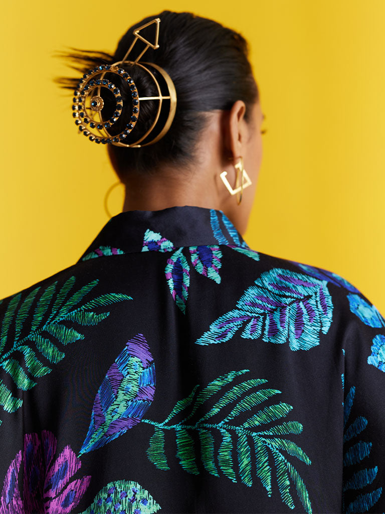 Black Jungle Shirt & Pants Set SETS IKKIVI