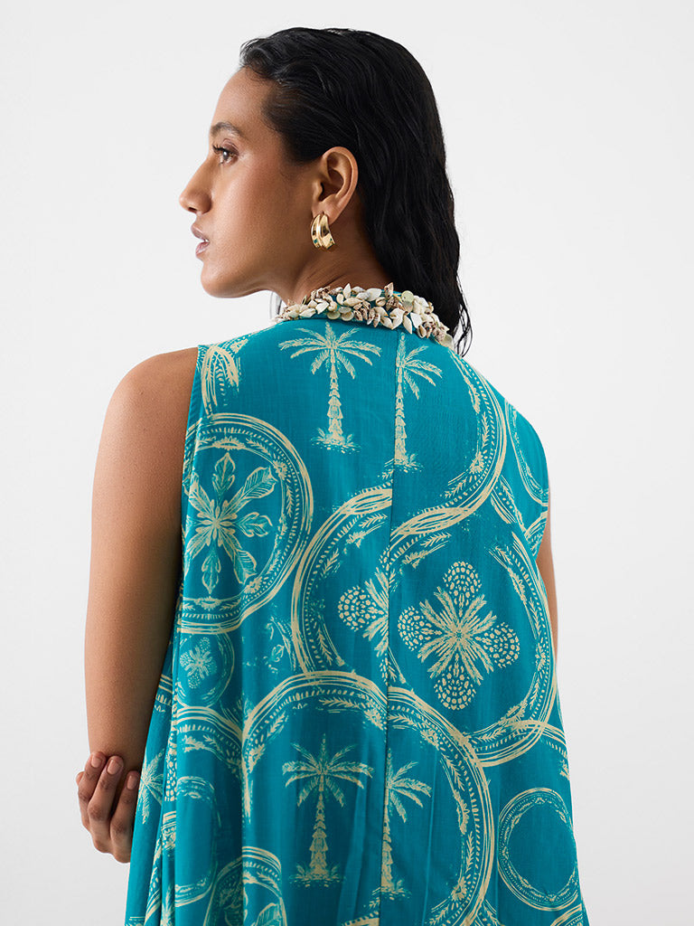 Coconut Palm A-Line Dress DRESSES IKKIVI