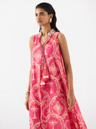 Areca Palm A-Line Dress DRESSES IKKIVI