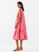 Areca Palm A-Line Dress DRESSES IKKIVI