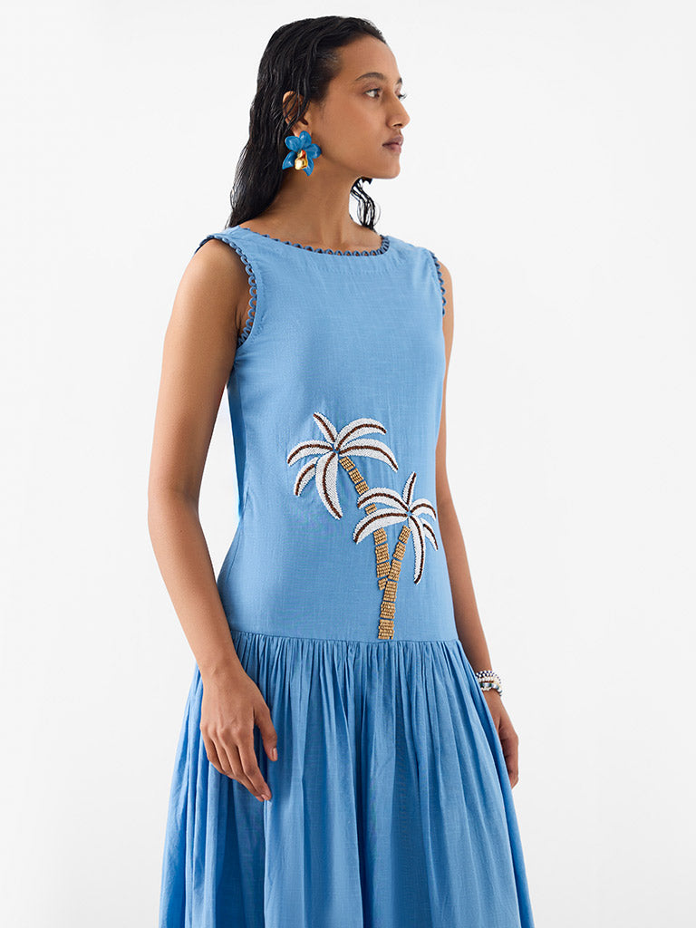 Palm Island Long Dress DRESSES IKKIVI