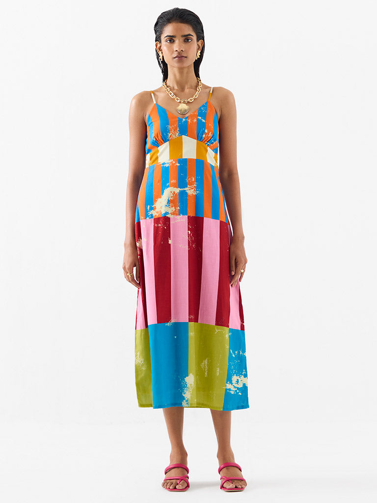 Long Beach Strappy Dress DRESSES IKKIVI