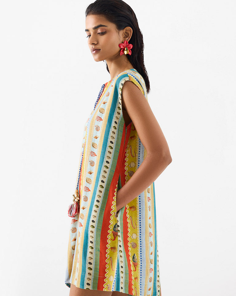 Sea Shell Mini Dress DRESSES IKKIVI