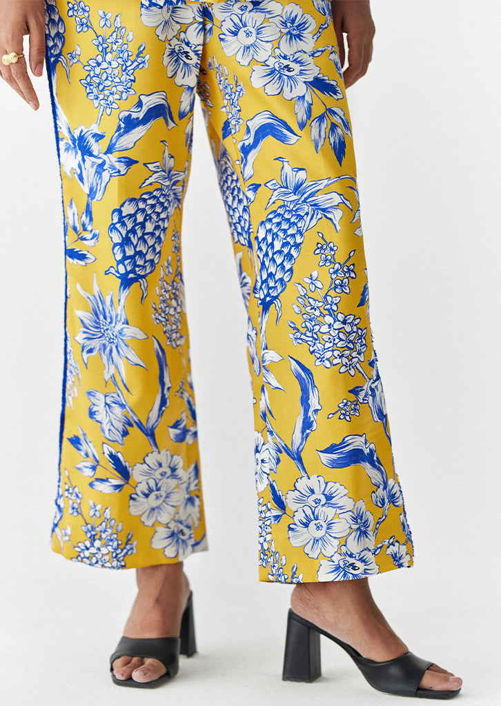 Yellow Pineapple Blazer Co-ord Set SETS IKKIVI