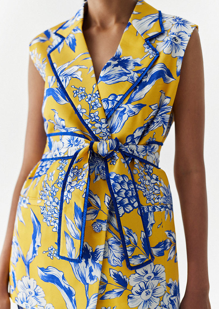 Yellow Pineapple Blazer Co-ord Set SETS IKKIVI