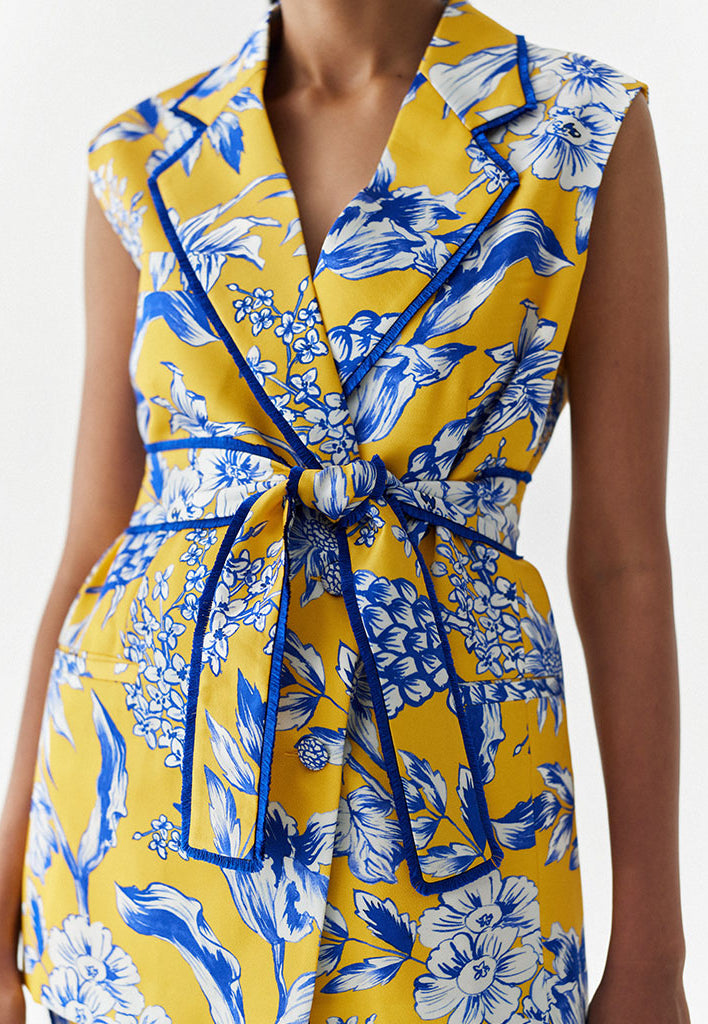 Yellow Pineapple Blazer Co-ord Set SETS IKKIVI