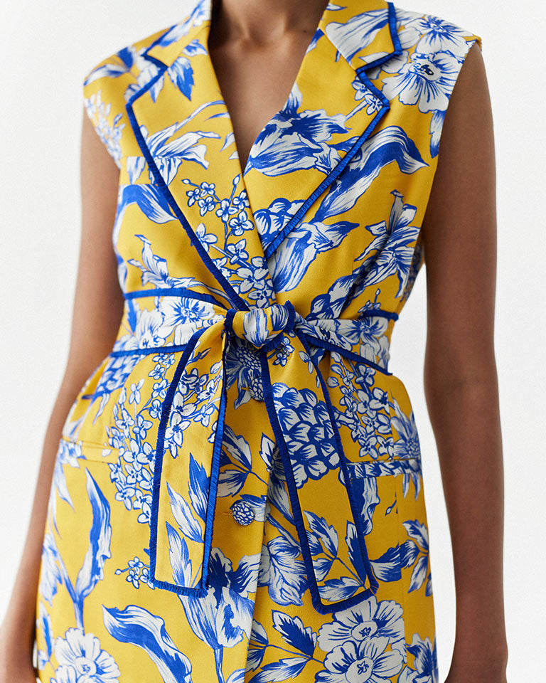 Yellow Pineapple Blazer Co-ord Set SETS IKKIVI