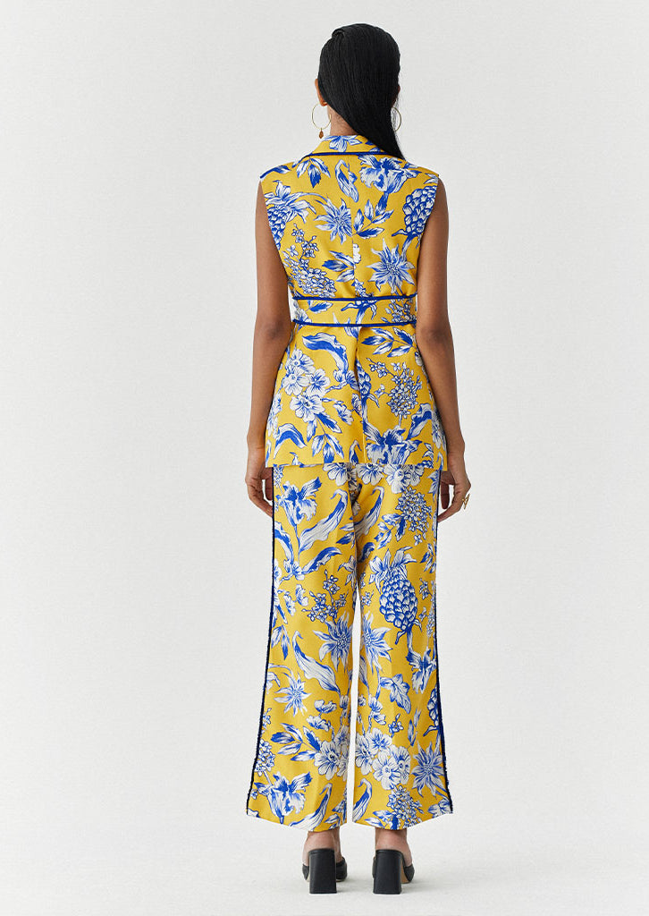 Yellow Pineapple Blazer Co-ord Set SETS IKKIVI