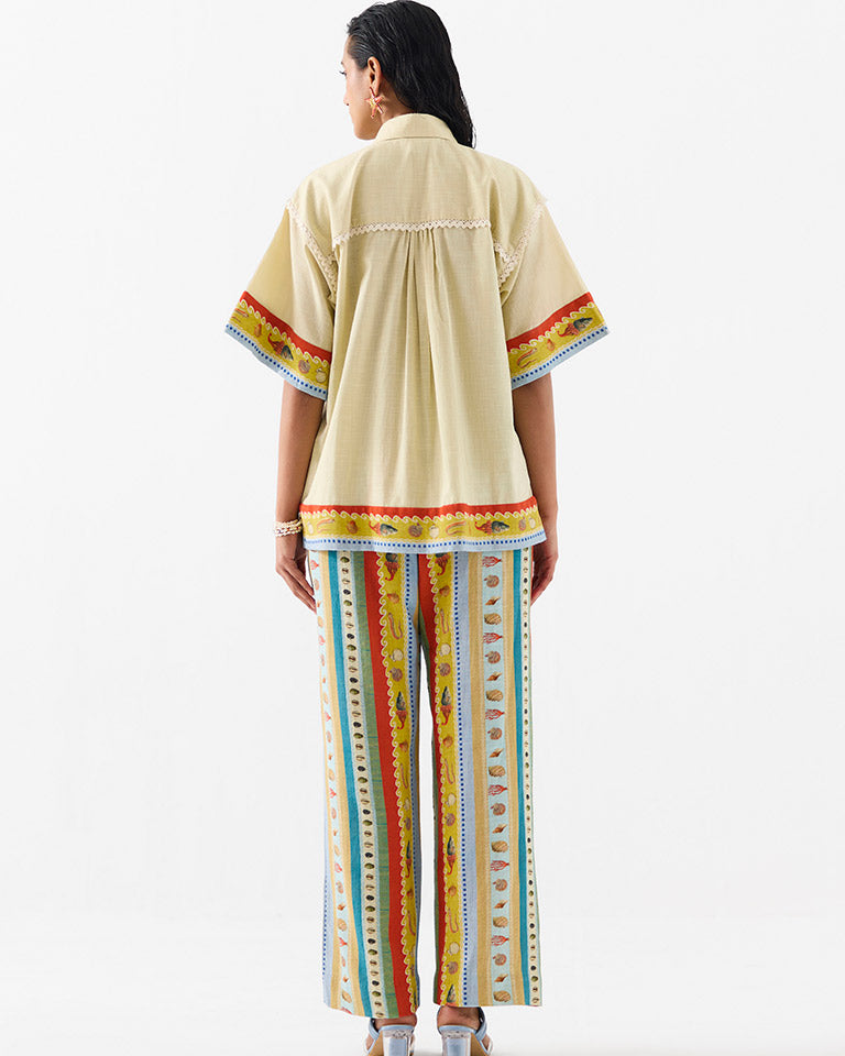 Sea Shell Shirt & Trousers Set SETS IKKIVI