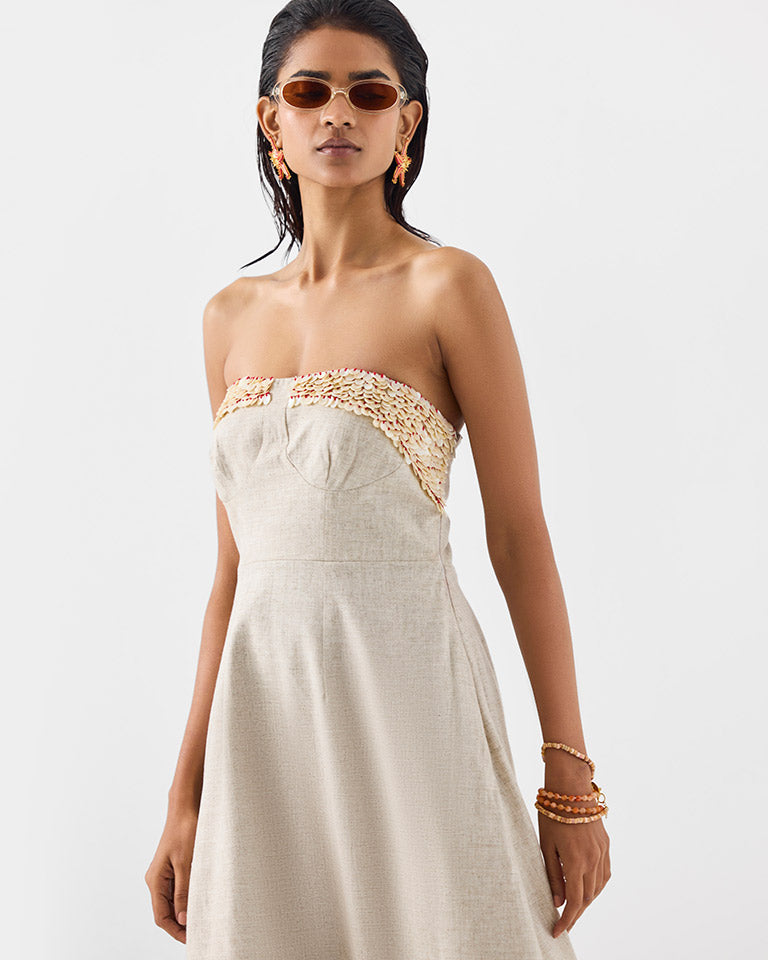 Palm Island Tiered Dress DRESSES IKKIVI