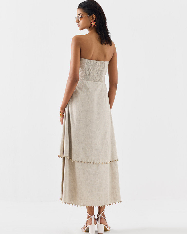 Palm Island Tiered Dress DRESSES IKKIVI