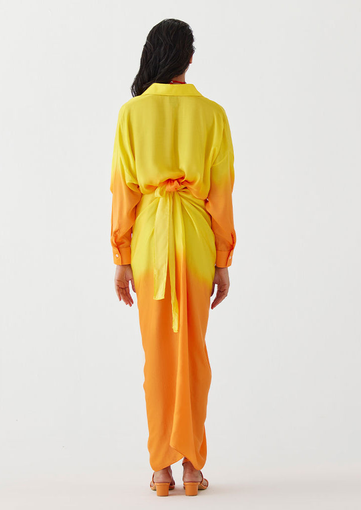 Twilight Shirt Draped Dress DRESSES IKKIVI