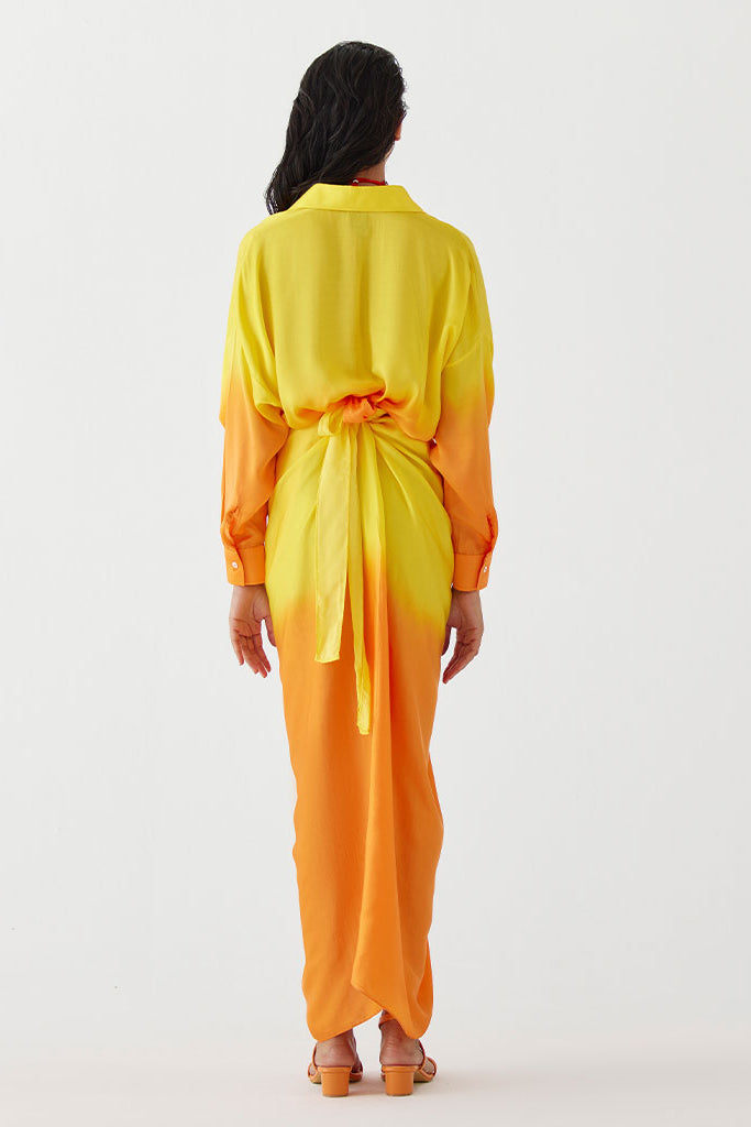 Twilight Shirt Draped Dress DRESSES IKKIVI