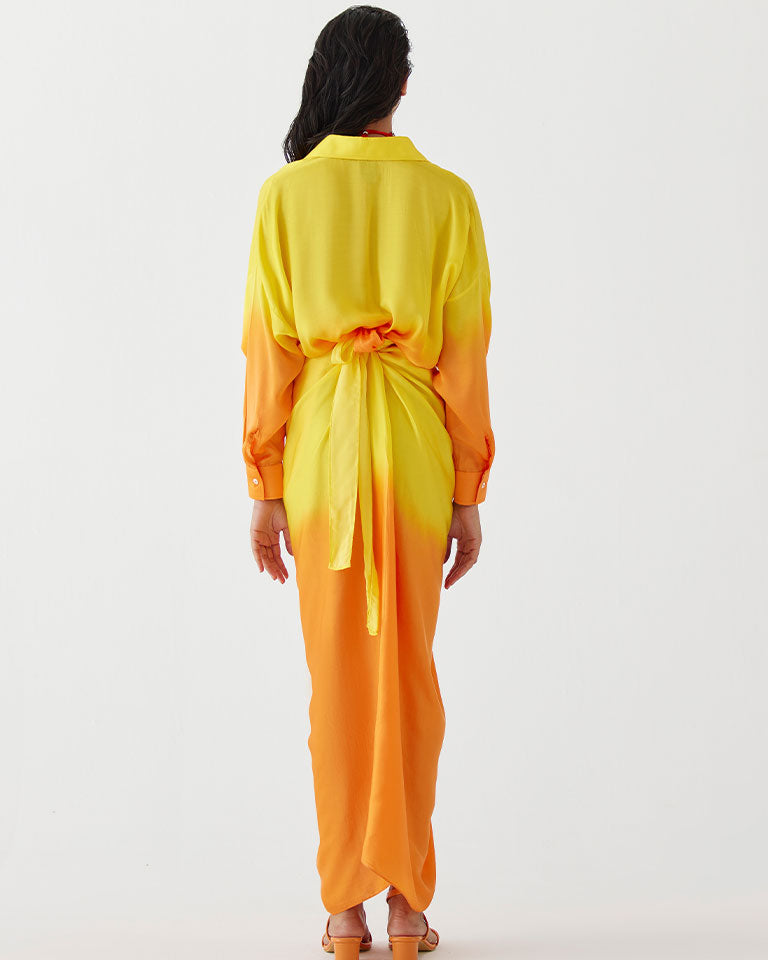 Twilight Shirt Draped Dress DRESSES IKKIVI