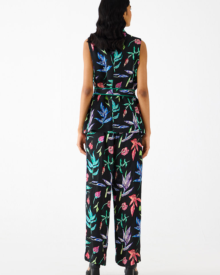 Black Botanica Blazer Set SETS IKKIVI