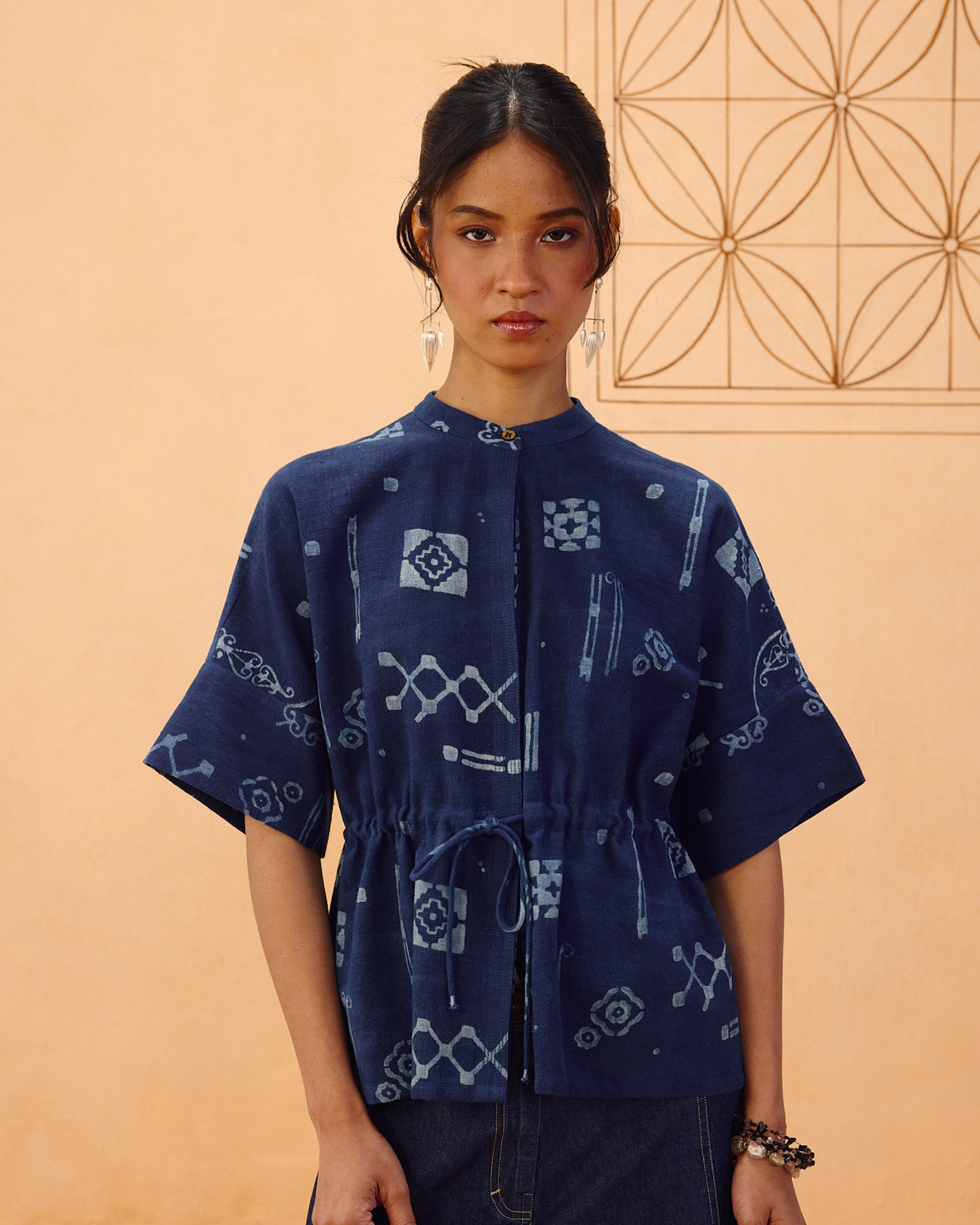 Rooted Beginnings Kala Cotton Peplum Top TOPS SUI