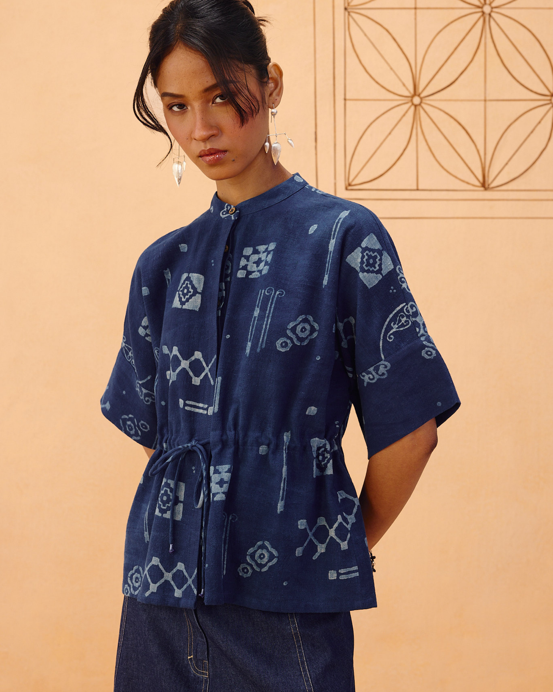 Rooted Beginnings Kala Cotton Peplum Top TOPS SUI
