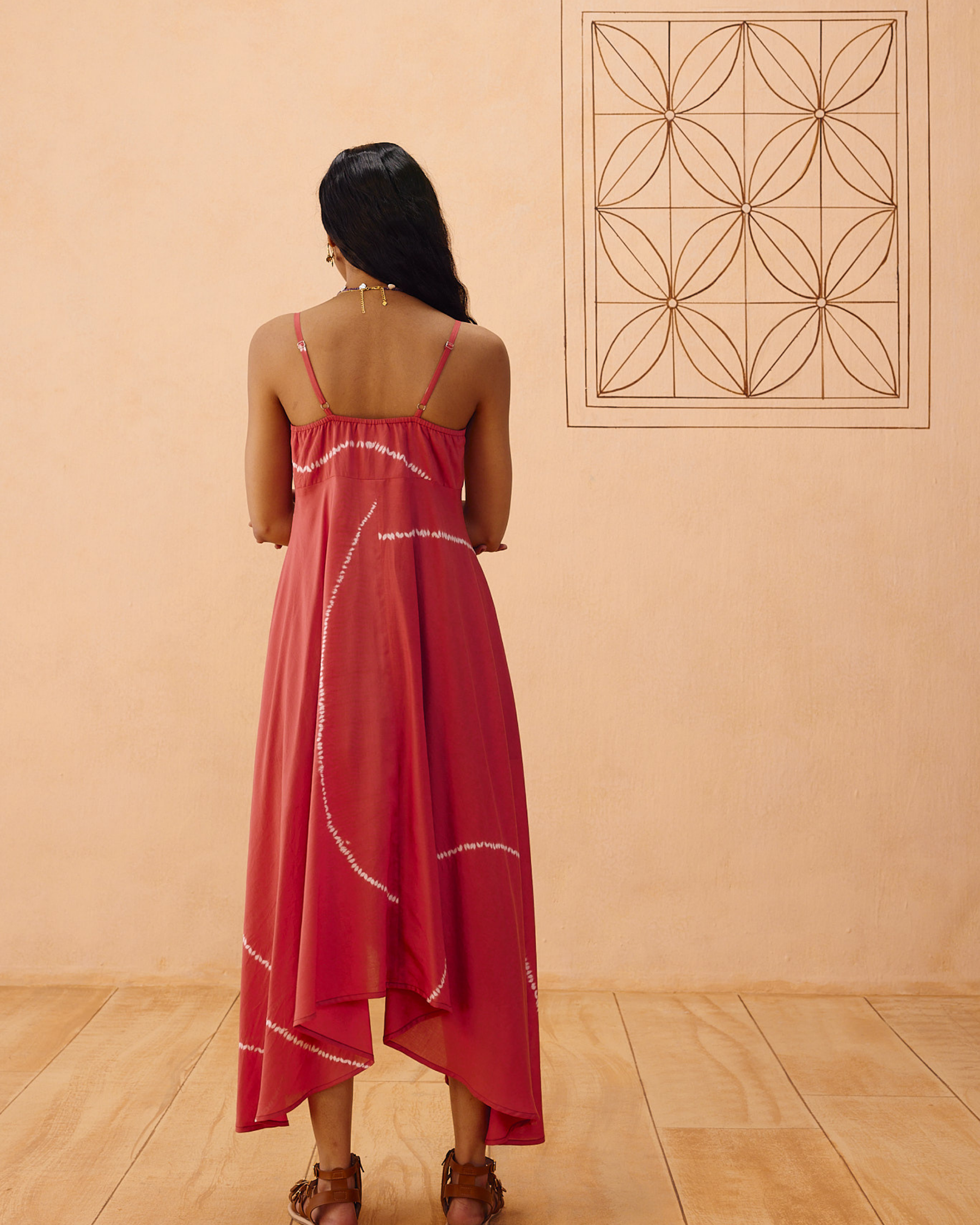 Rosy Sea Lyocell Dress DRESSES SUI