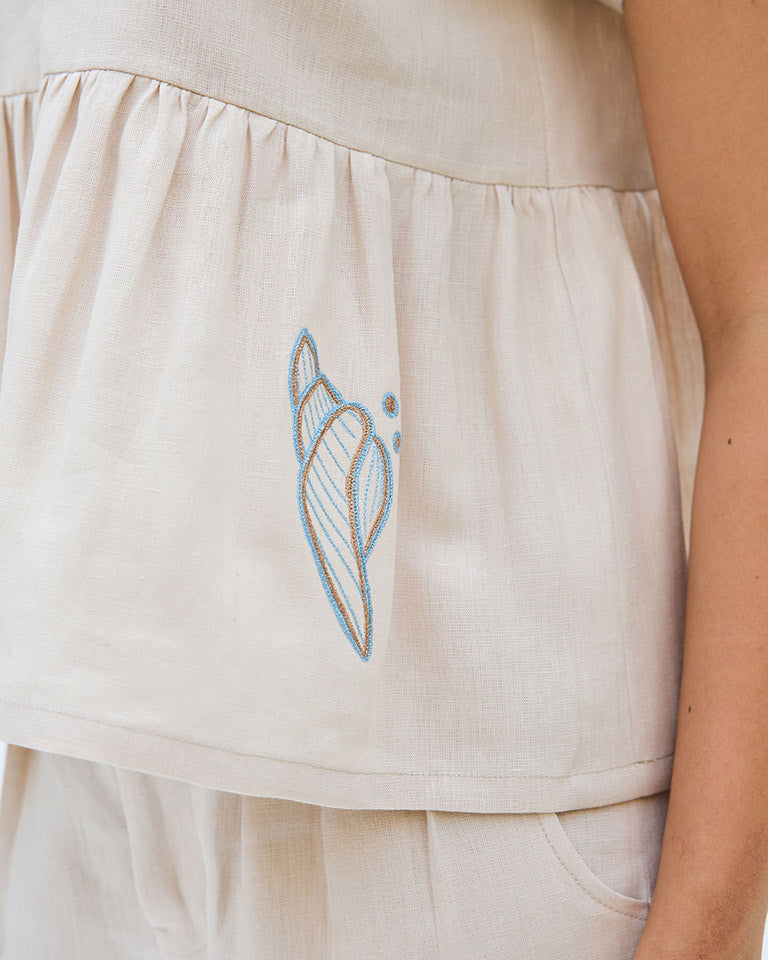 Sea Soul Linen Top TOPS SUI