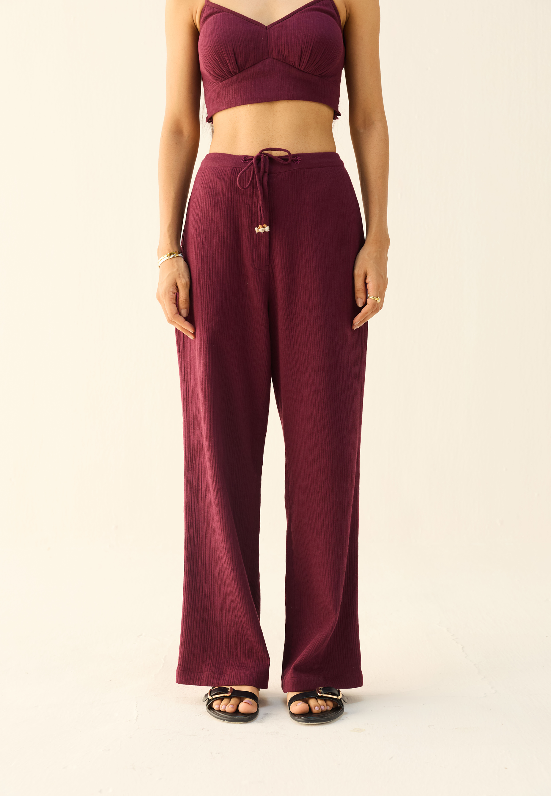 Shore Side Organic Cotton Pants BOTTOMS SUI