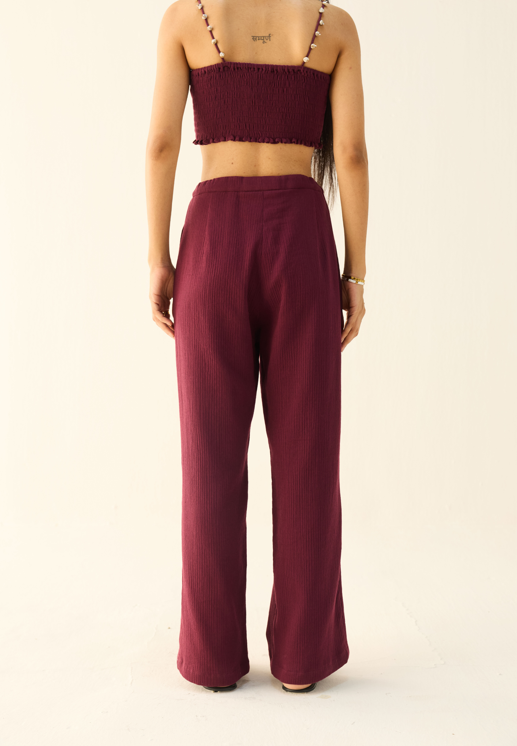 Shore Side Organic Cotton Pants BOTTOMS SUI