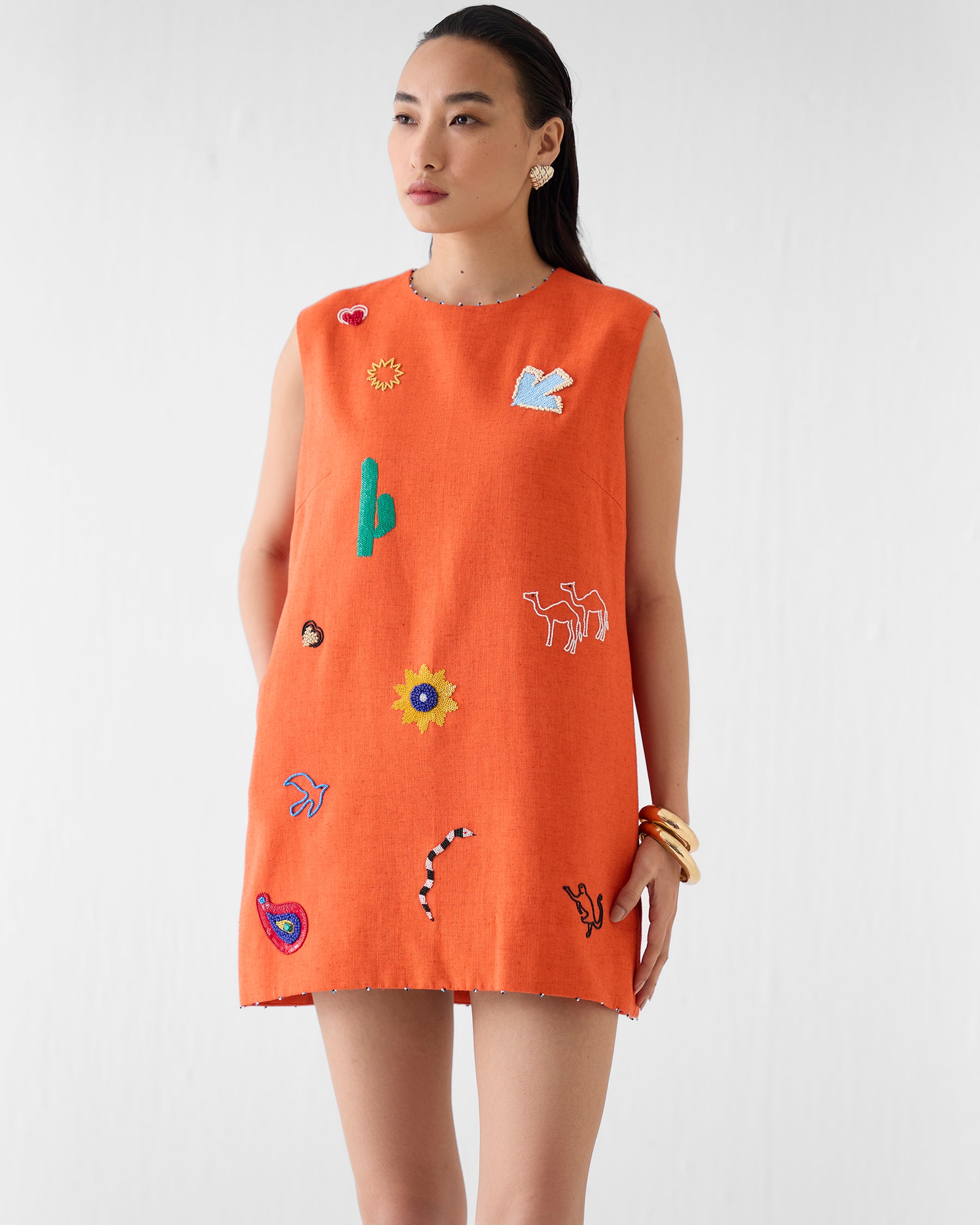 Sahara Dawn Short Dress DRESSES IKKIVI