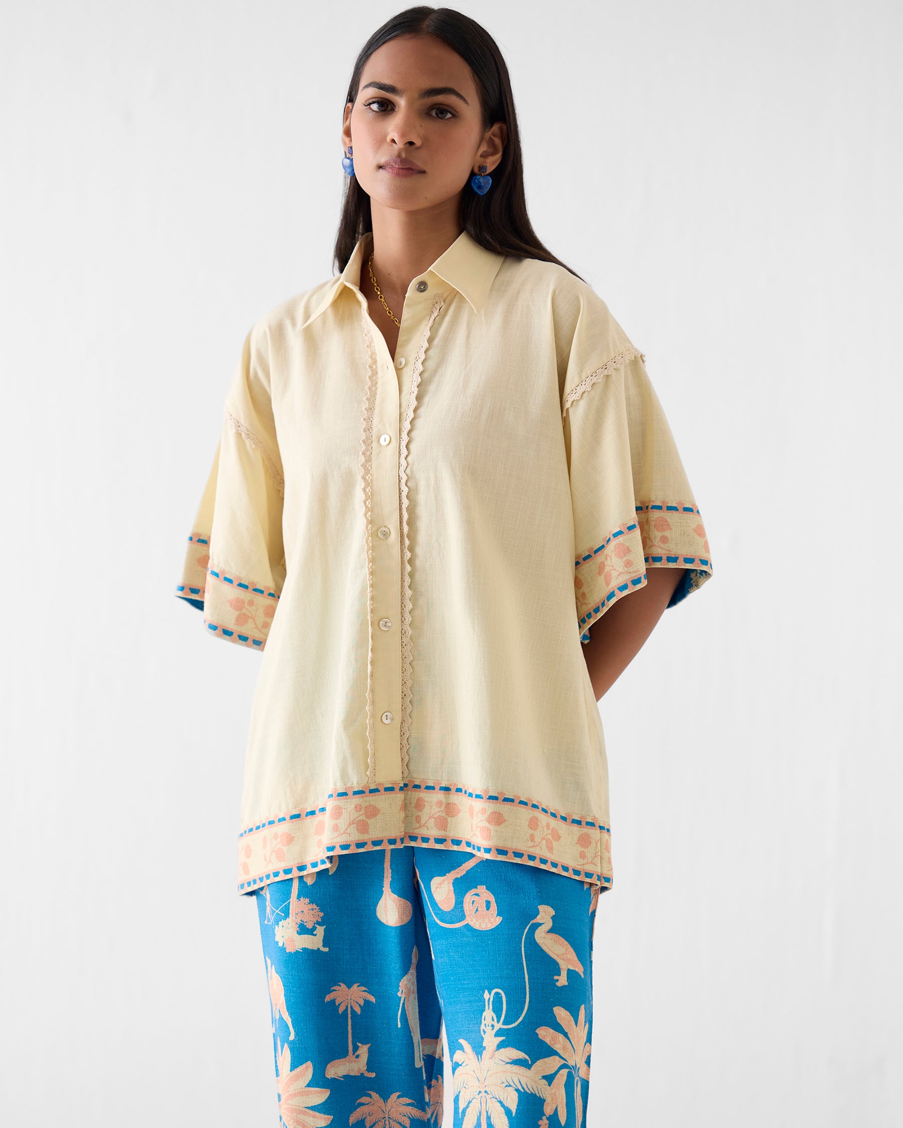 Jaipur Boxy Shirt & Pant Co-ord Set SETS IKKIVI