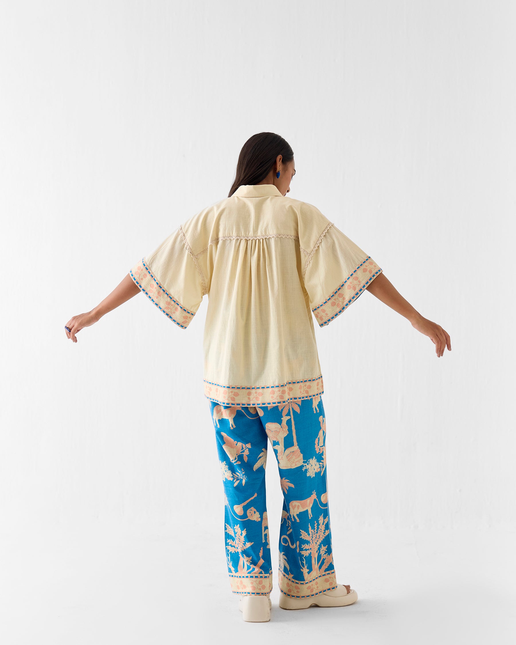 Jaipur Boxy Shirt & Pant Co-ord Set SETS IKKIVI