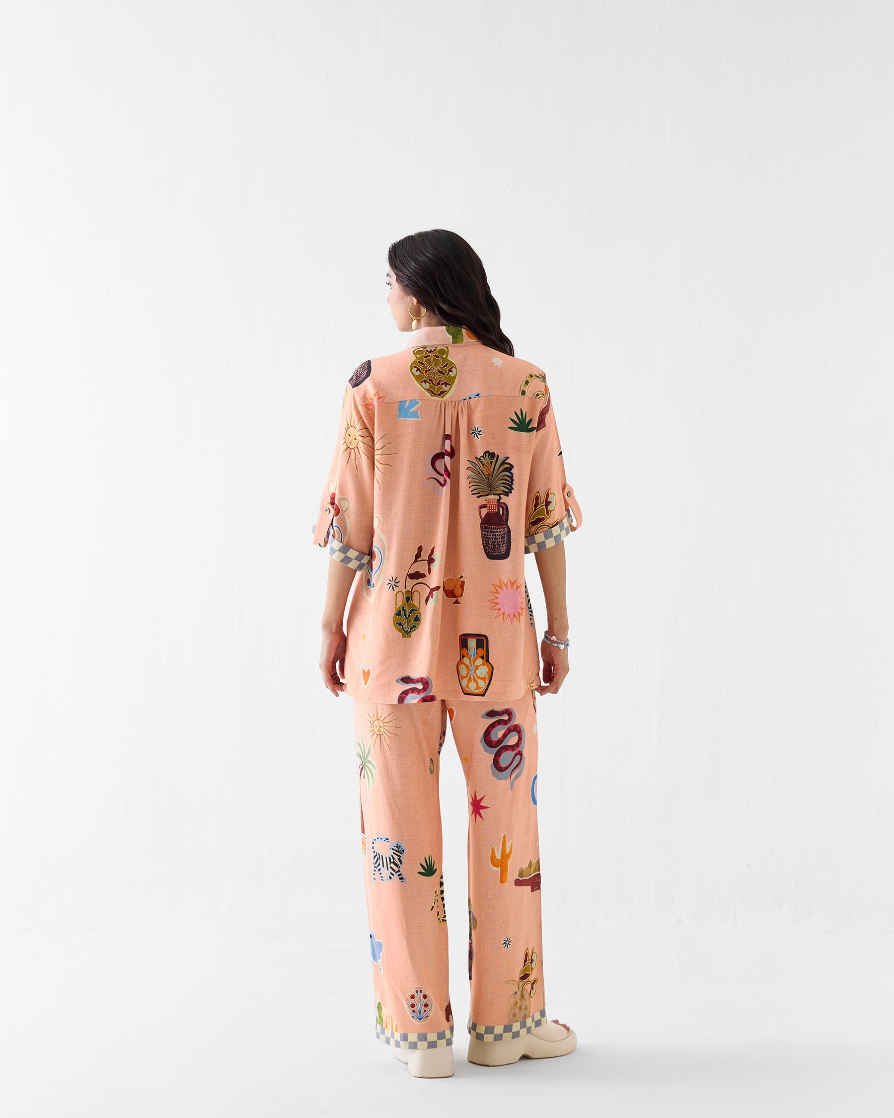 Pottery Shirt & Pant Co-ord Set SETS IKKIVI