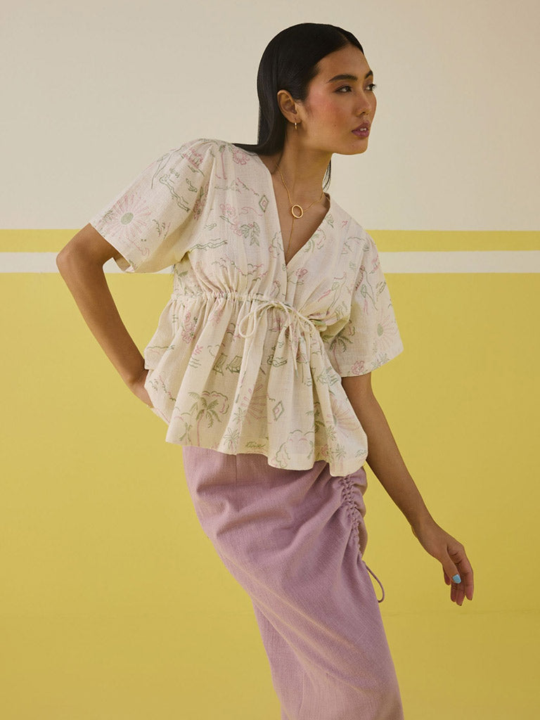 Sweet Sunshine Peplum Top TOPS SUI
