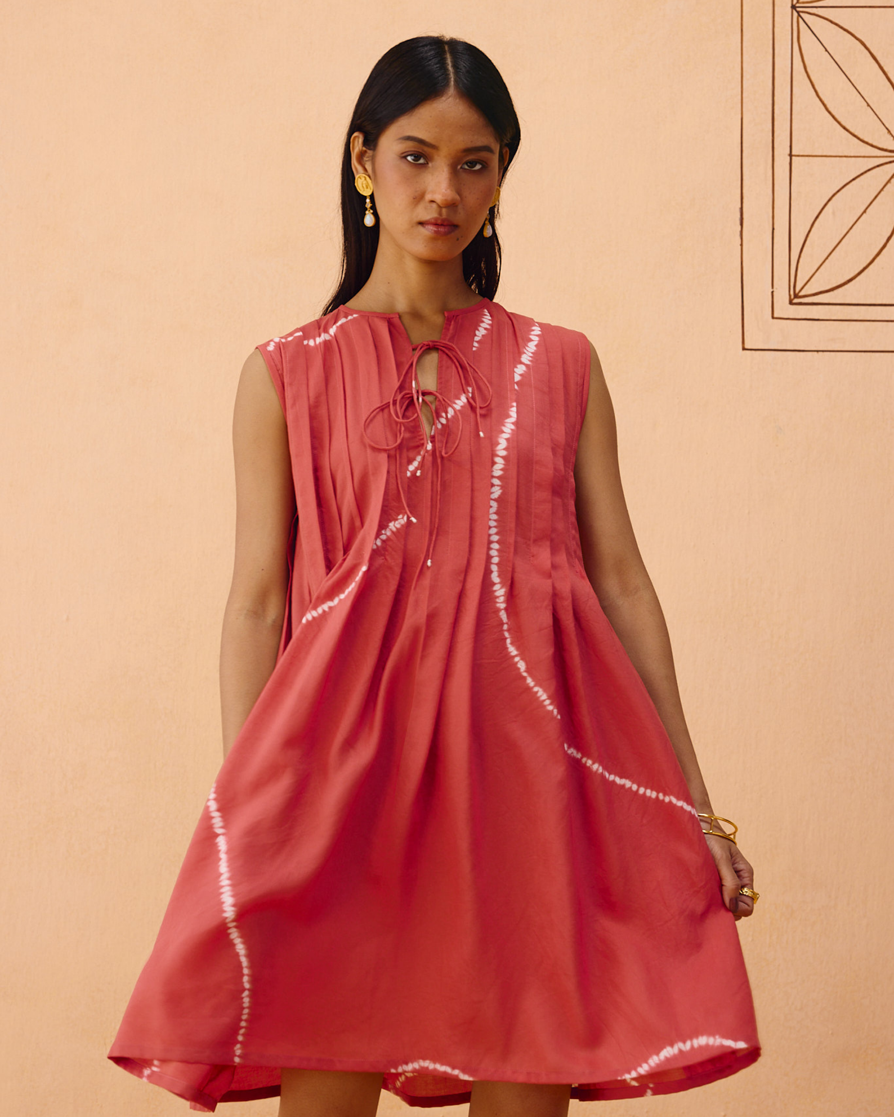 Terracotta Memories Lyocell Dress DRESSES SUI