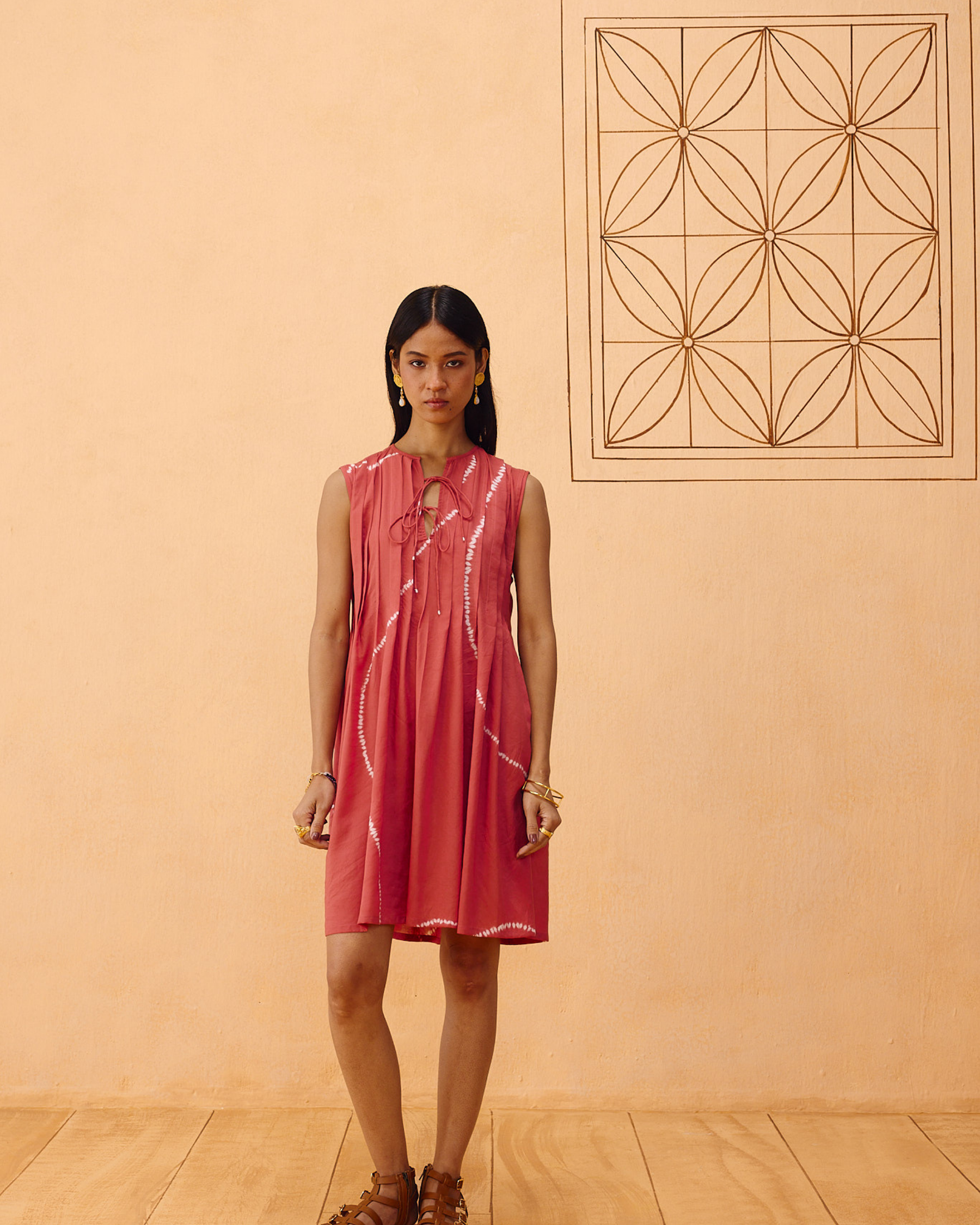 Terracotta Memories Lyocell Dress DRESSES SUI