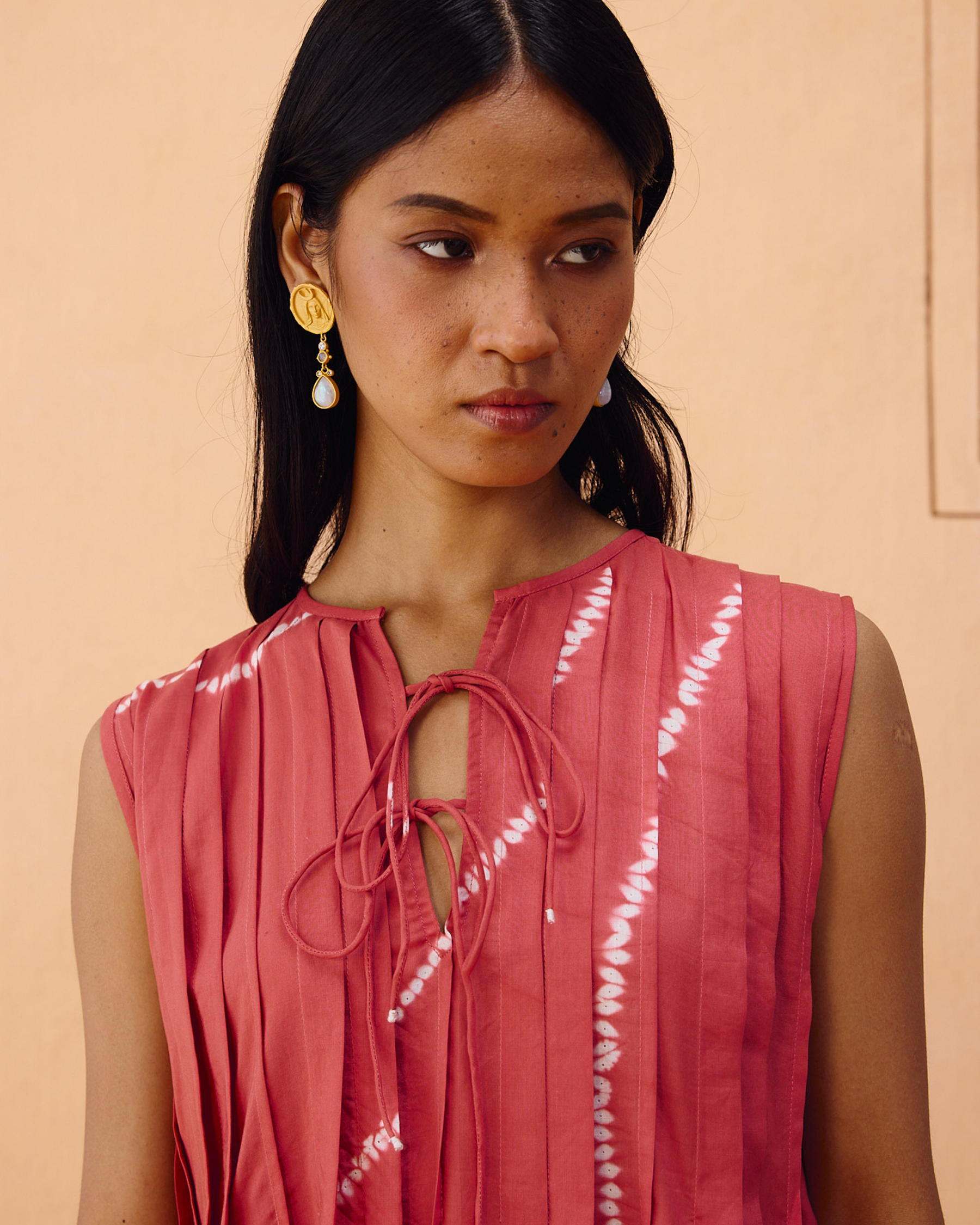 Terracotta Memories Lyocell Dress DRESSES SUI