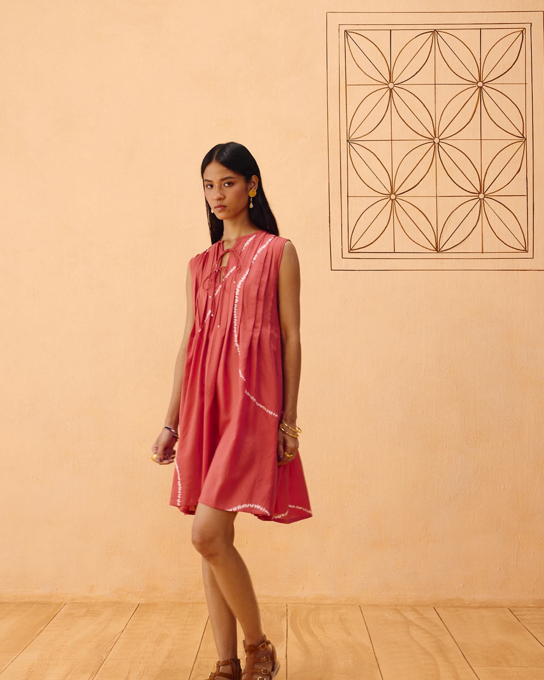 Terracotta Memories Lyocell Dress DRESSES SUI